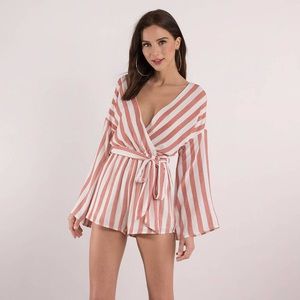 TOBI STRIPE ON CUE ROMPER